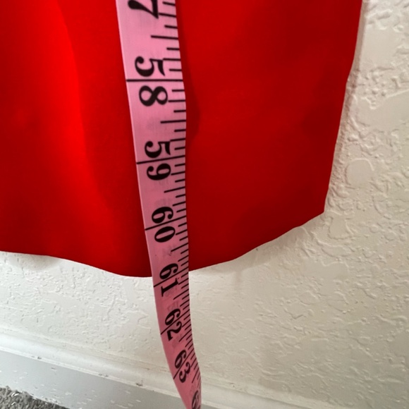 Diane Von Furstenberg Sleeveless Wide Leg Tie Waist Jumpsuit Size 0 Red - Picture 5 of 16